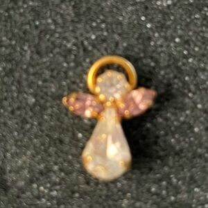 Elegant Angel Gemstone Brooch/lapel/hat Pin